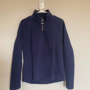 Lands End Blue Quarter Zip